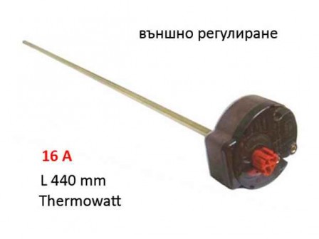 Терморегулатор бойлер Tesy 16A L=440 mm кафяв външно регулиране - Сравняване на продукти