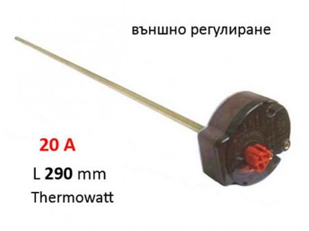 Терморегулатор бойлер Tesy 16A L=270 mm кафяв външно регулиране - Сравняване на продукти