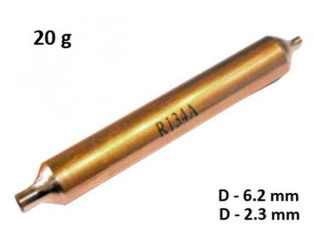 Дехидратор 20gr диаметър D=6.2 mm d=2.5 mm - Дехидратори за хладилници